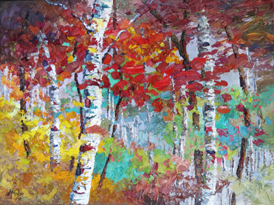  Niki Gulley  Song of the Woods  30X40  Oil 