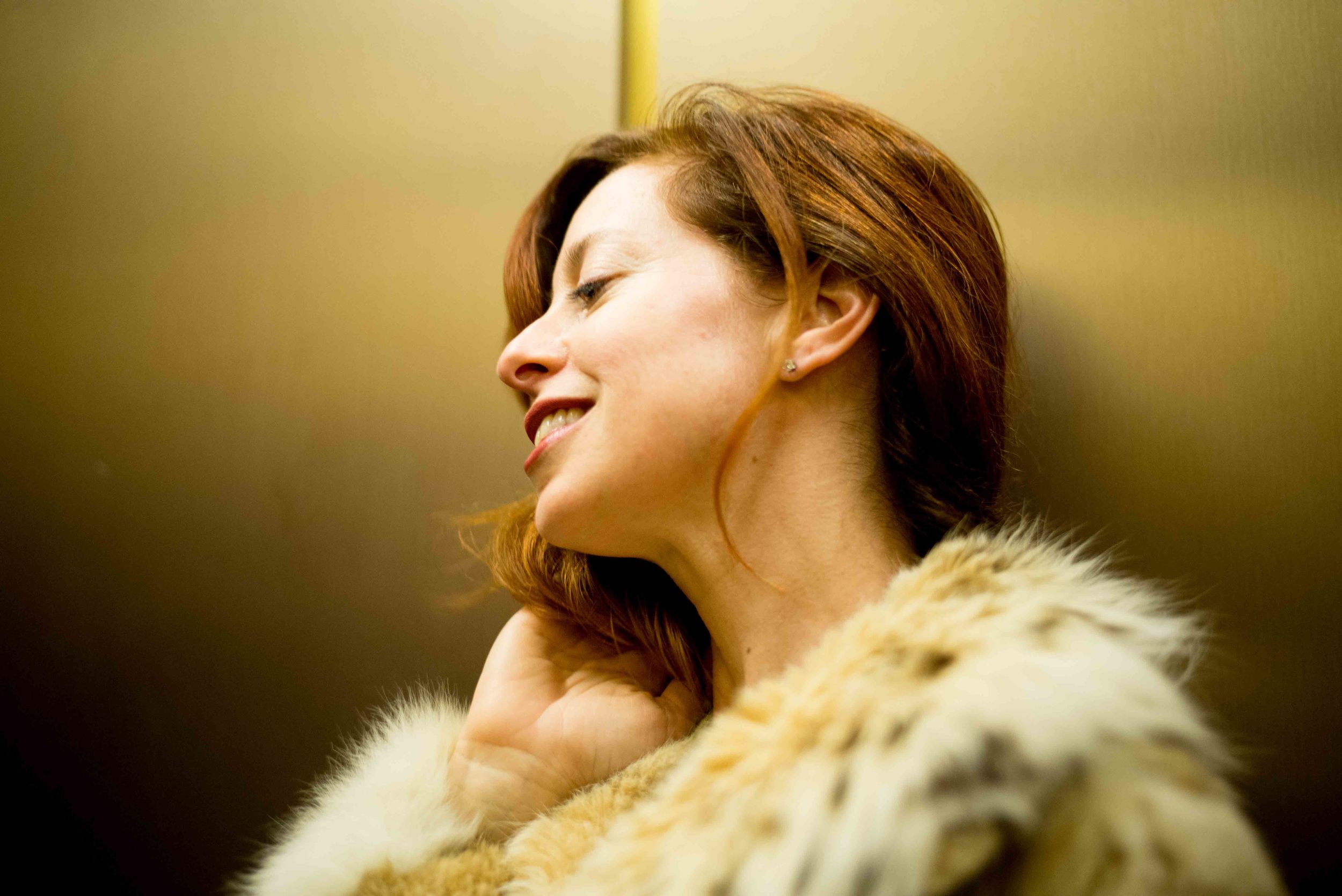 Ilyse, Elevator, Gold. &nbsp;October 21, 2015