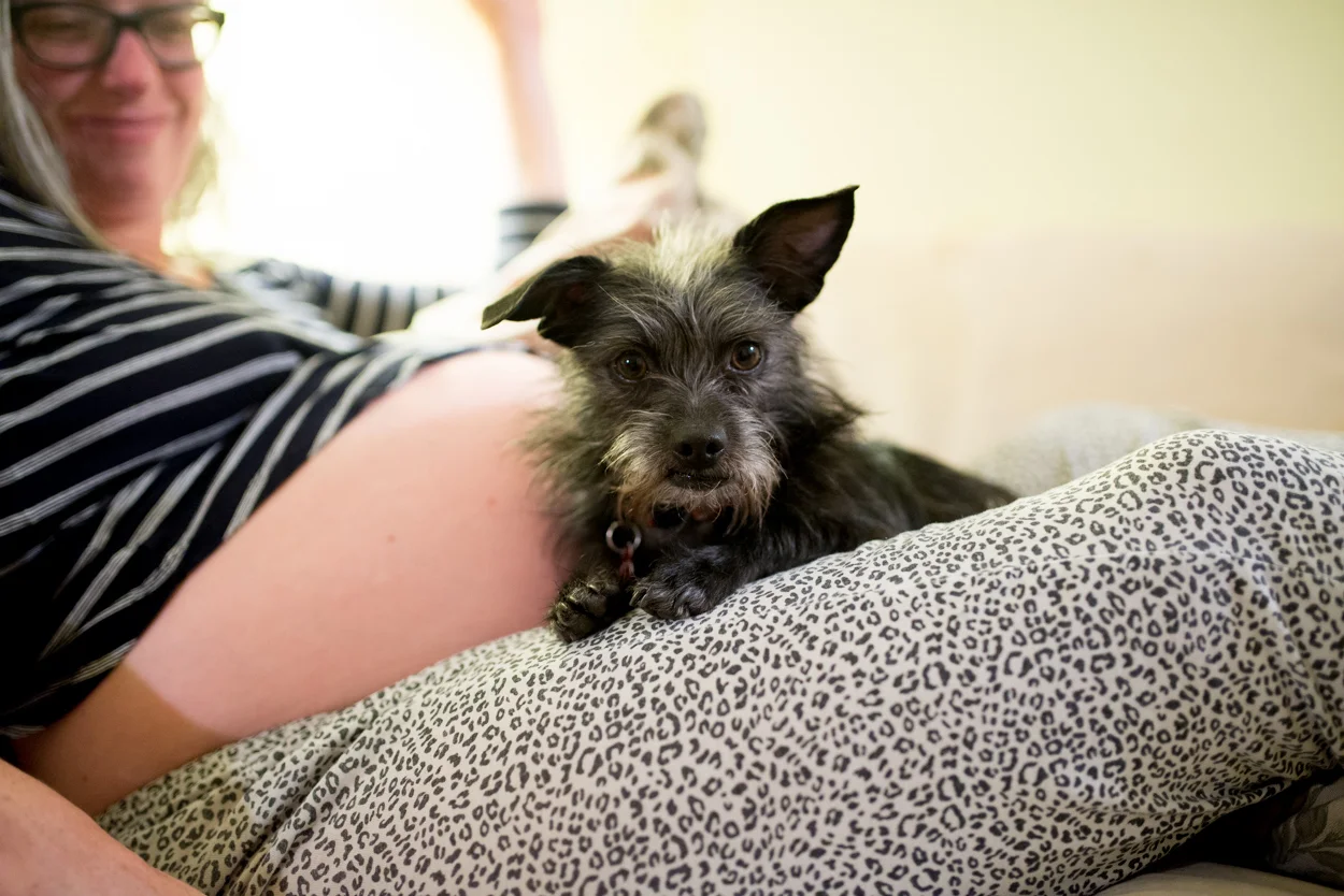 Biscuit and Her Mama. May 22, 2017