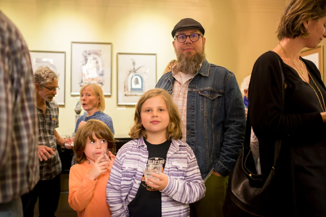 Jere Grimm's Art Show Opening. October 5, 2017