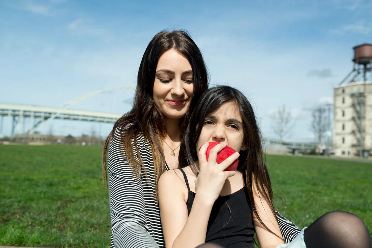 Britni and Naomi. Illuminating Family, Reframing Teen Parenthood. May 2, 2018