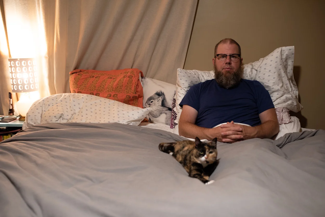 Aaron and Sunny. Bedtime. August 17, 2019