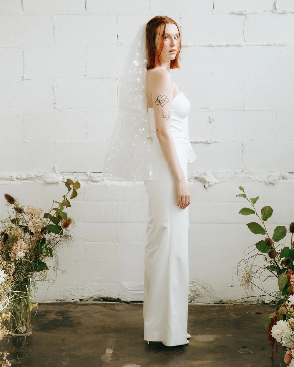 stardust ivory wedding dress Ivory Polyester Organza