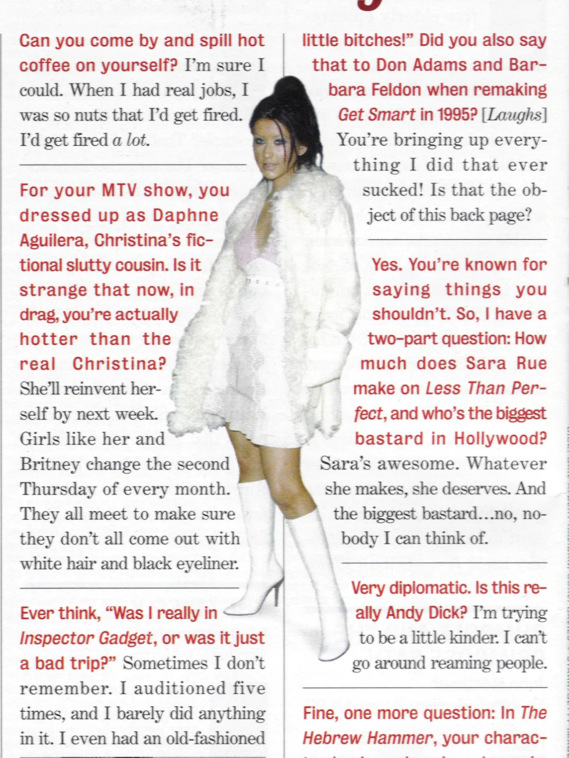 Entertainment Weekly – December 2003