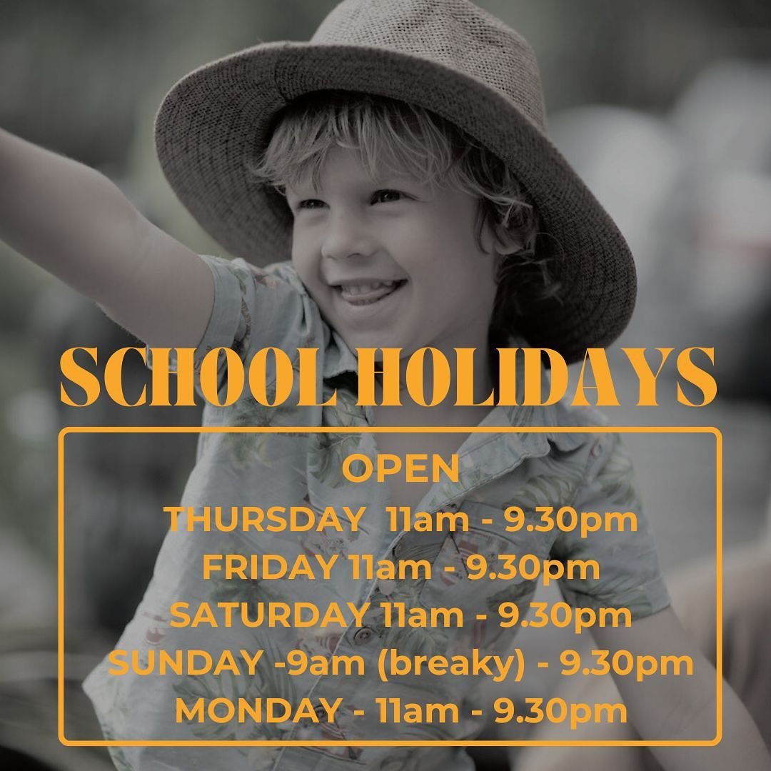 We are open!! Happy school holidays 🤙 

#lukeskitchen