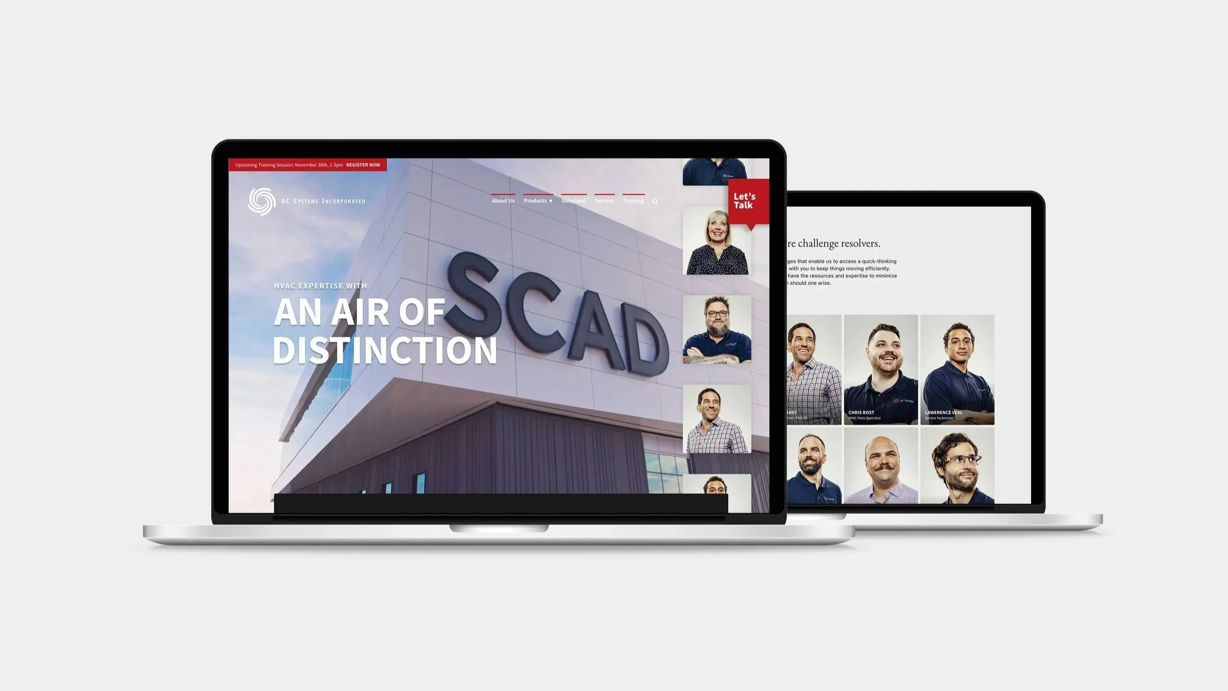 AC Systems Inc Website UX/UI Creative Director