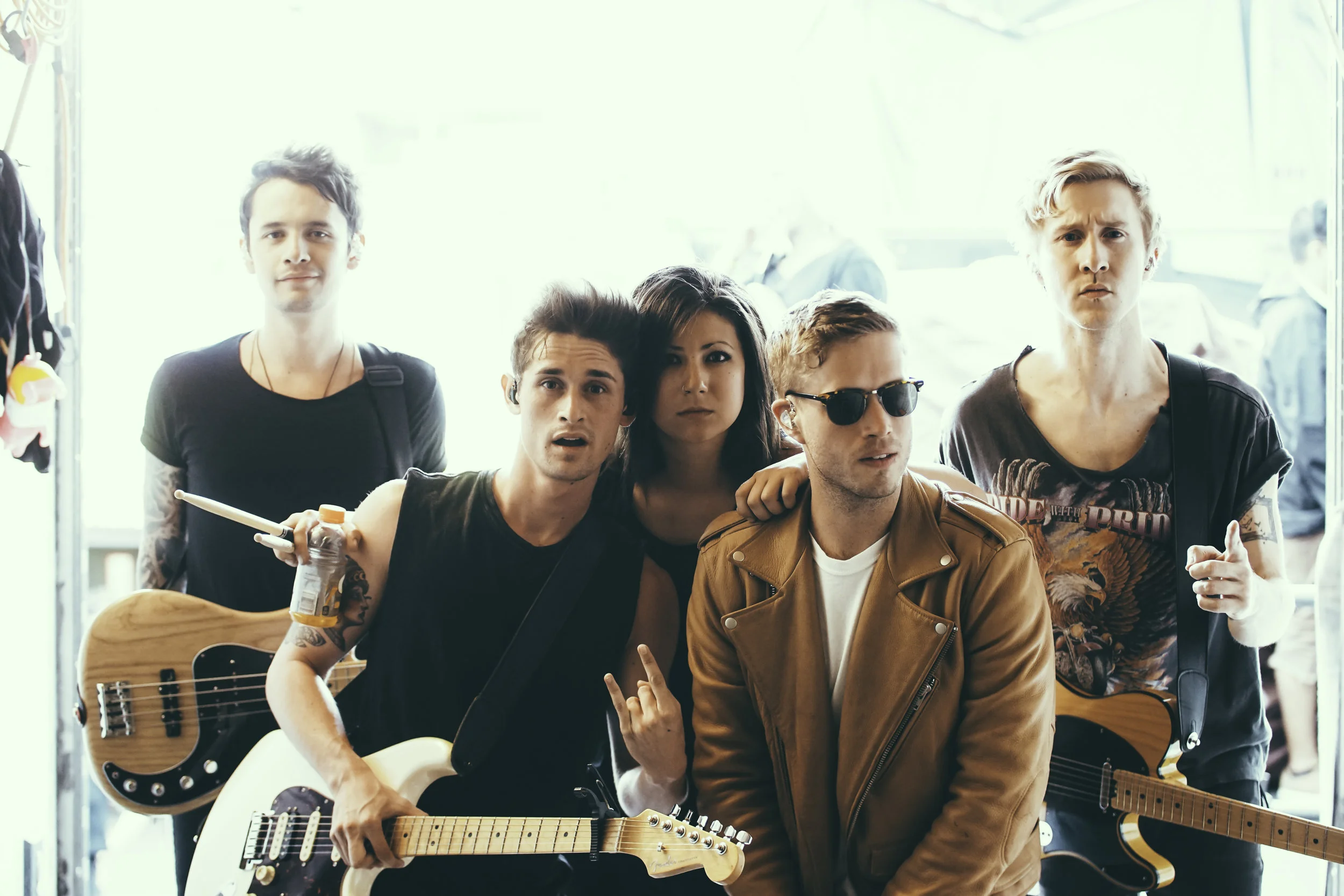 Favorite full-band shot from the summer. The Summer Set in Denver, CO 