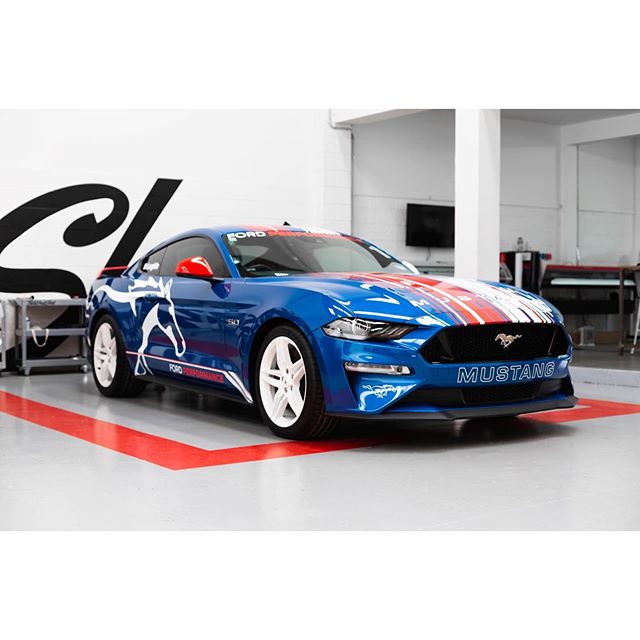 ford Performance Mustang livery 🏁 
#thewrapshop #paintisdead #ford #fordmustang