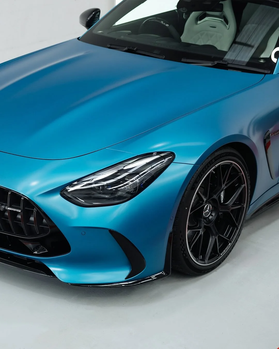 Protection meets presence 🏁

One of our latest deliveries &mdash; A 2025 Mercedes-Benz AMG GT63 finished in Hyper Blue Magno, now protected with Profilm Satin PPF wrap.

#thewrapshop #paintisdead #amggt63 #mercedes