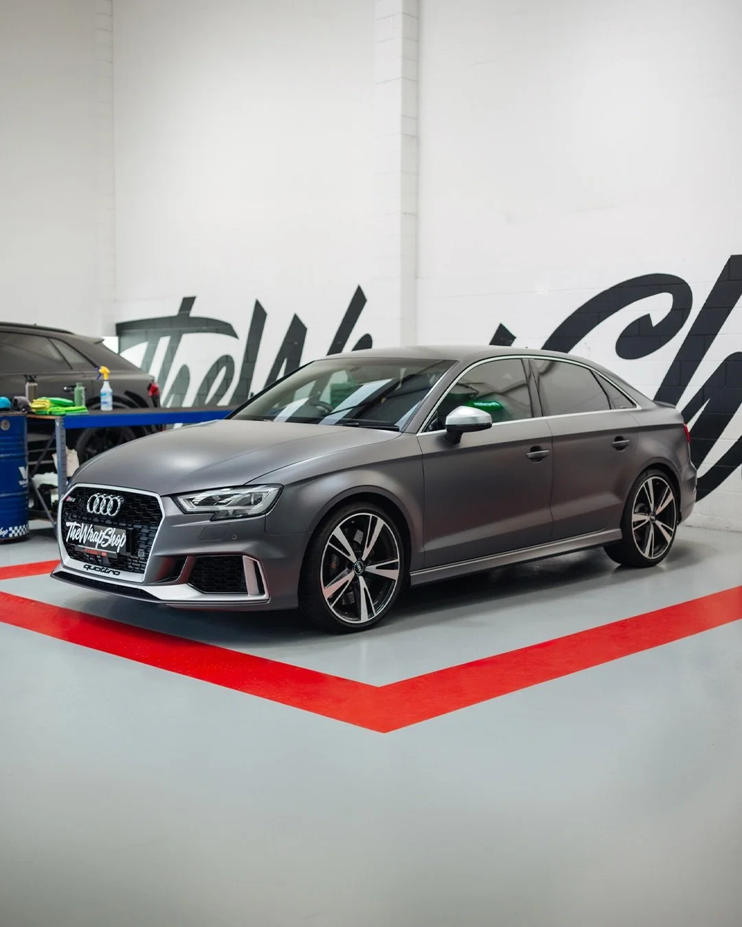 Audi RS3 Satin conversion in Satin PPF 🏁

@profilm_group 
@profilm_nz 

#thewrapshop #paintisdead #audi #rs3