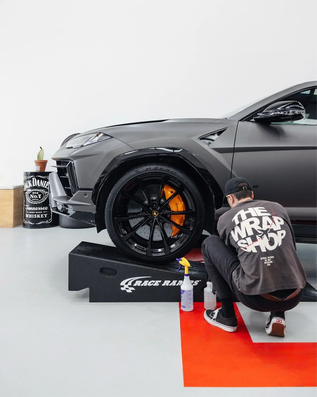 Lamborghini Urus now finished in Profilm Matte PPF 🏁 

@profilm_group 
@profilm_nz 

#thewrapshop #paintisdead #lamborghini #urus