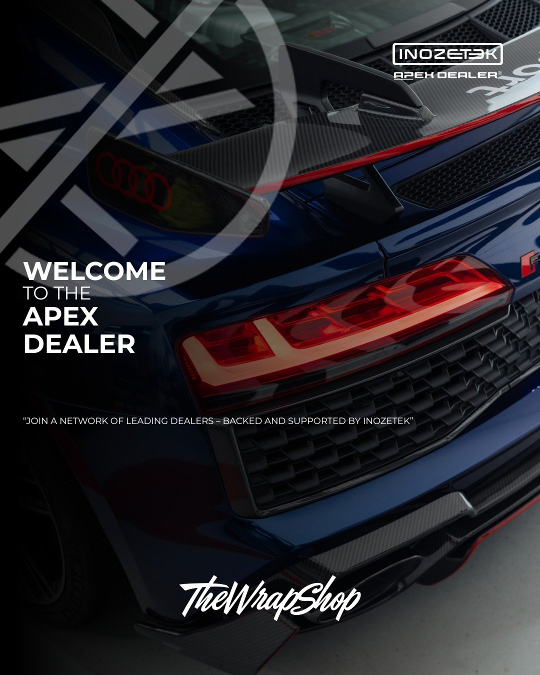 Officially an APEX Dealer 🤝 @inozetek.nz

We're beyond stoked to be the first official APEX Dealer in NZ 🔥
This means we're bringing Inozetek's world class vinyl to Auckland and taking our wrap and PPF game to a whole new level.

Thinking about wra