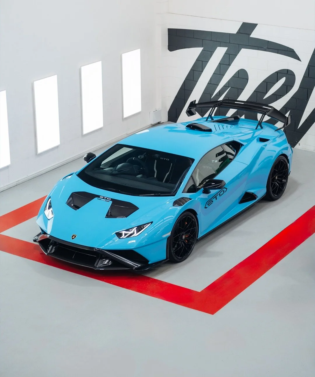 Lamborghini Huracan STO exterior PPF in Profilm Ultra Clear Pro with lower lips and spoiler wrapped in gloss black to complete the look 🏁🏁

@profilm_nz 
@profilm_group 

#thewrapshop #paintisdead #lamborghini #huracansto