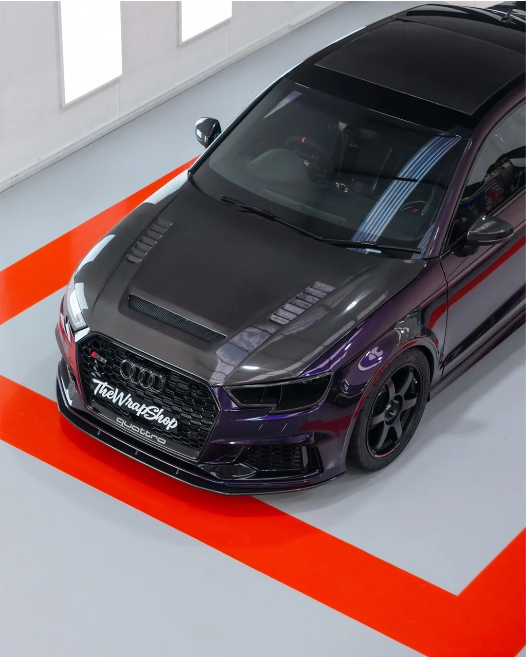 Audi RS3 Midnight Purple transformation 😈🏁

@rs3 

#thewrapshop #paintisdead #audi #rs3 #audirs3
