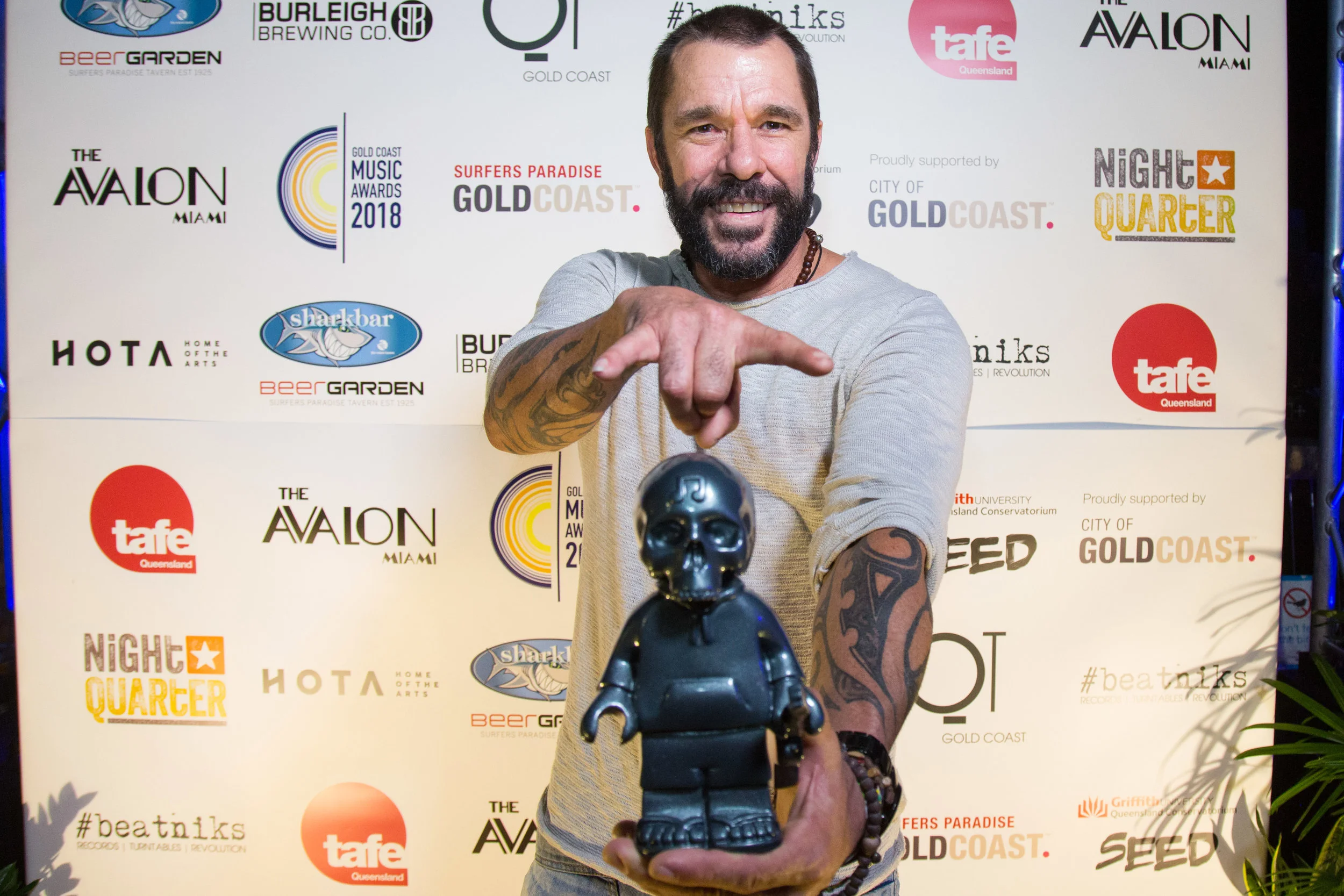 Mason Rack, 2018 Winner Gold Coast Live Act of the Year. 