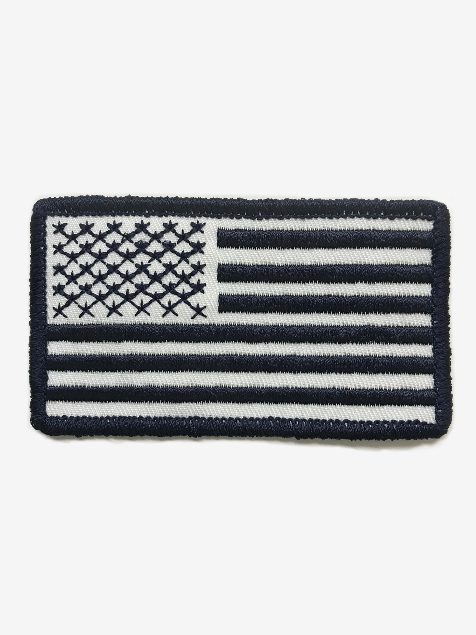 Navy/White USA Flag Patch — MUSCATTI