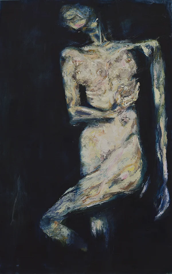 Half Life of Thallium 42" x 66" Oil, Charcoal, Wax & Resin on Canvas. 2013 For pricing and additional images please email lindsay@thesherwinassociates.com