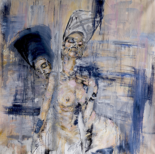 la oreja Oil and Charcoal on Canvas. 2012 For pricing and additional images please email lindsay@thesherwinassociates.com