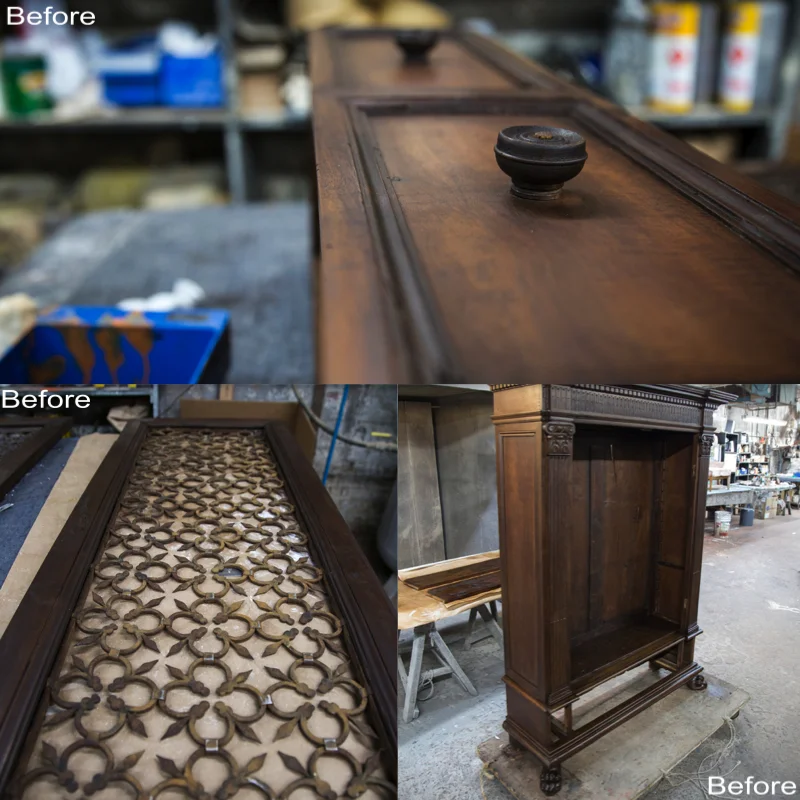 Antique Armoire (Before) 