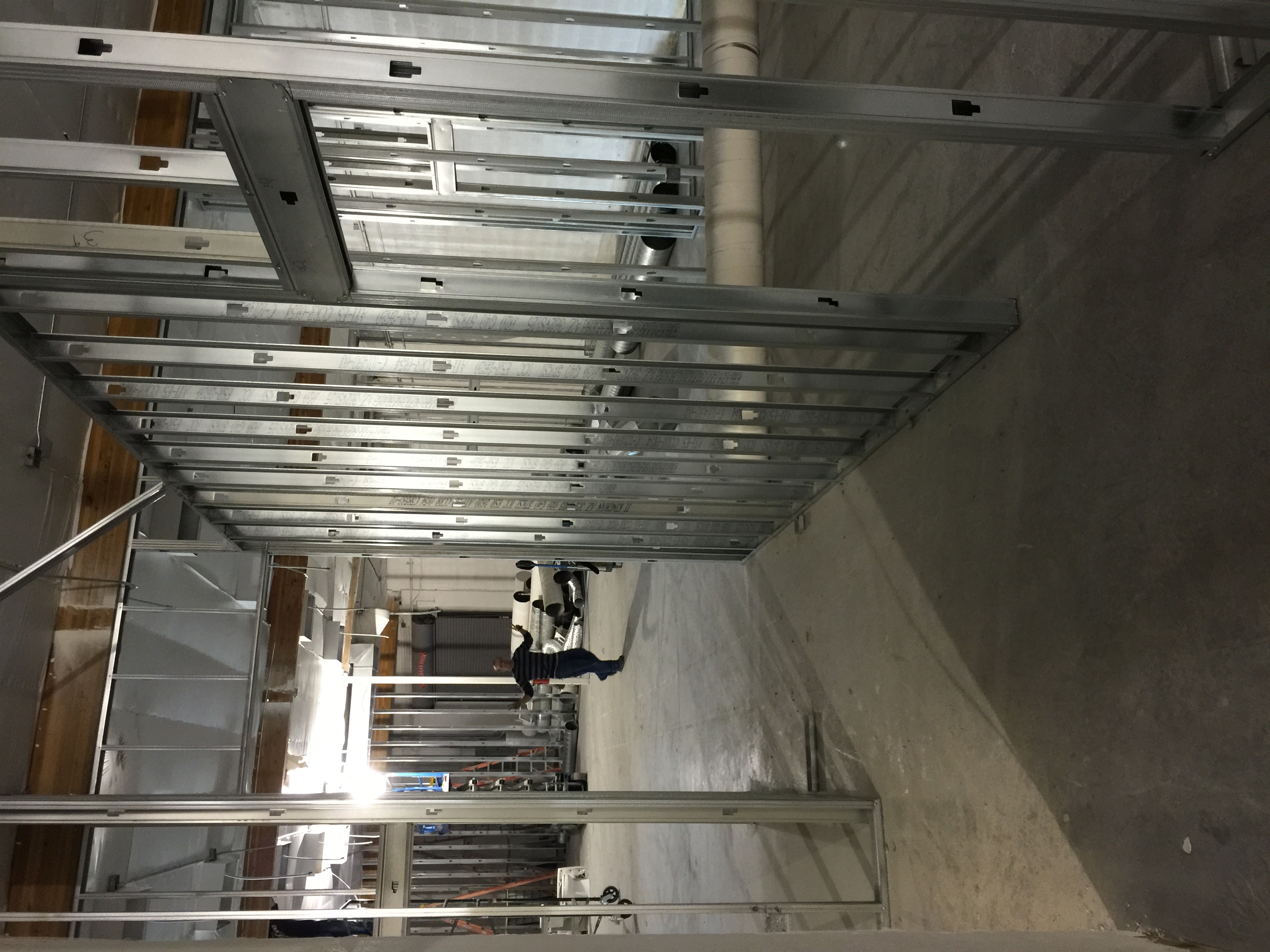 A hallway in Kids' City.