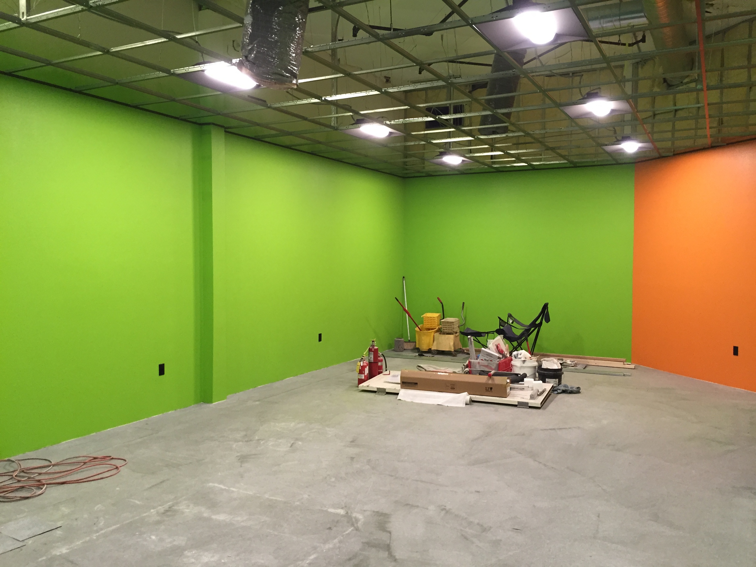 Kids' City worship space.