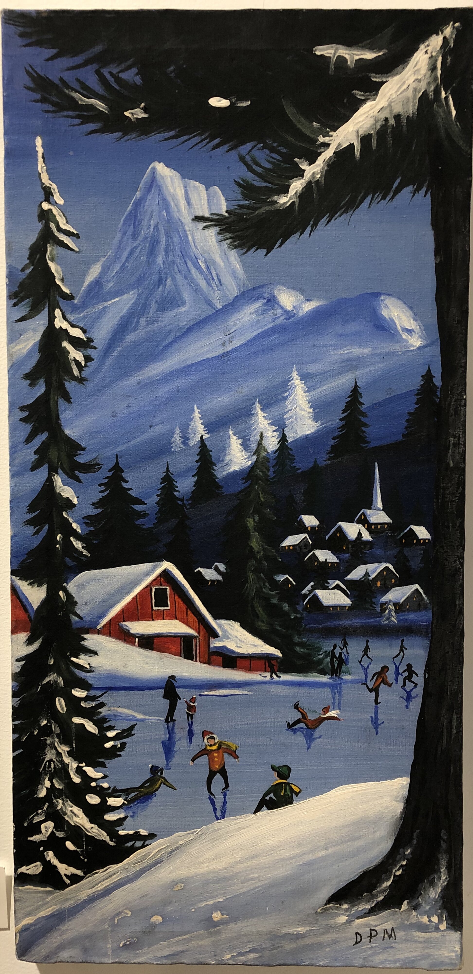 "Skaters and Mountains" by Pauline Mullenax