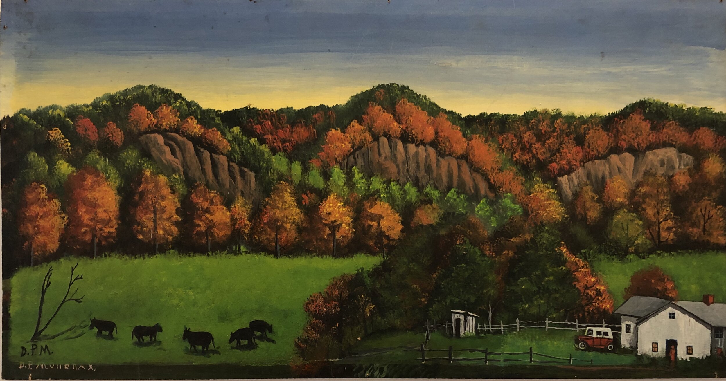 "Five Cows in Fall" by Pauline Mullenax