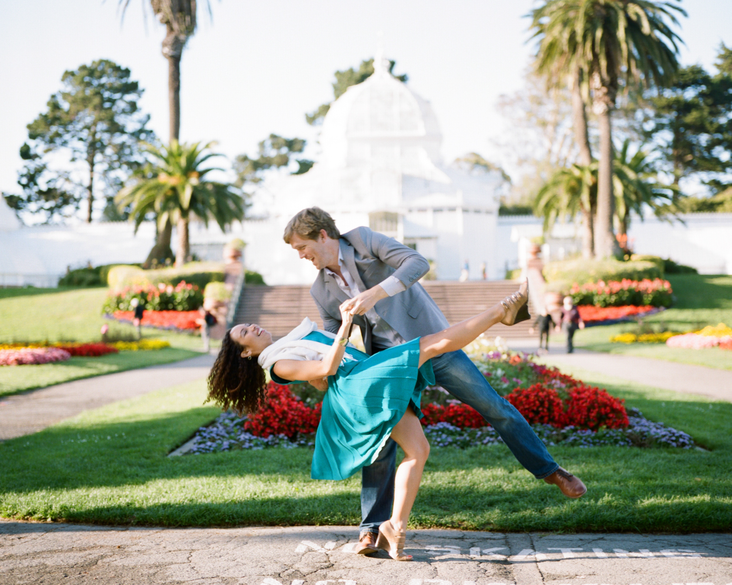 San Francisco Botanical Garden Engagement - Jessica Garmon