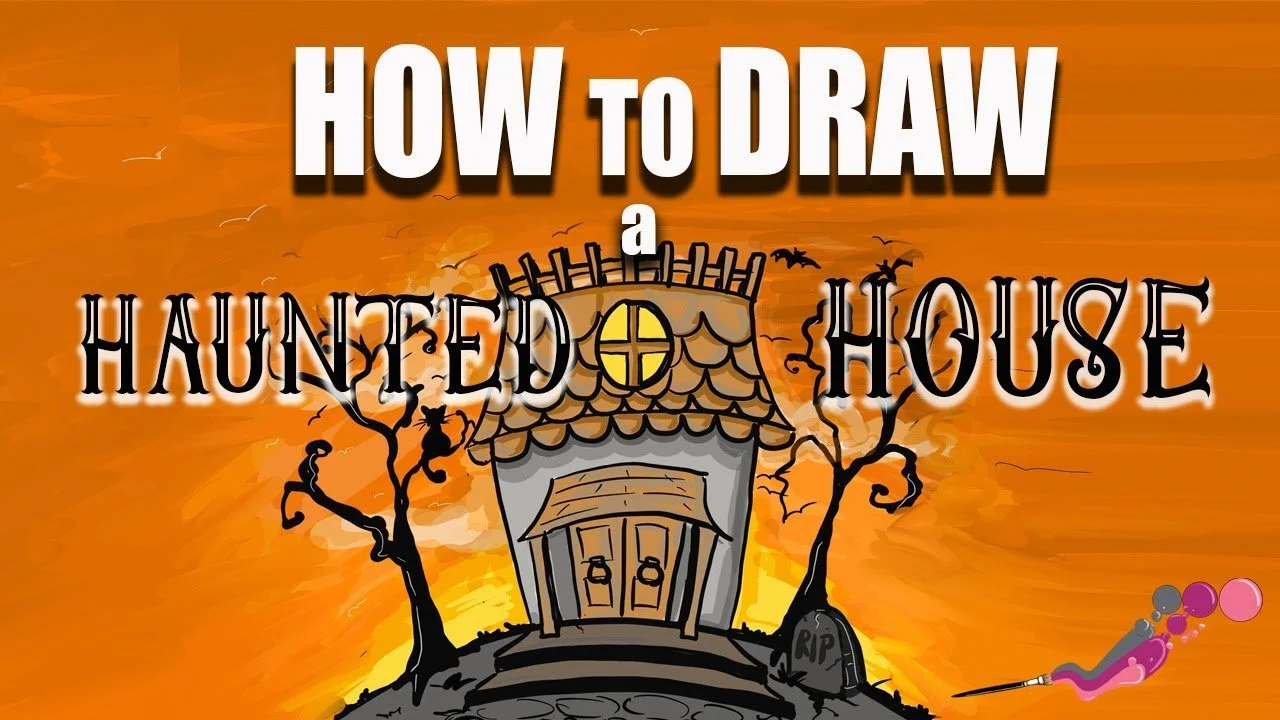 How to Draw a Haunted House