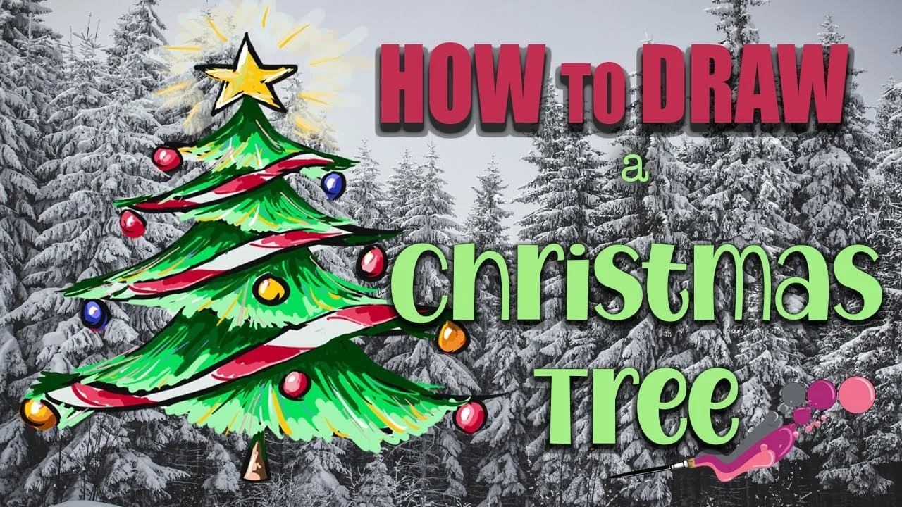 How To Draw a Christmas Tree