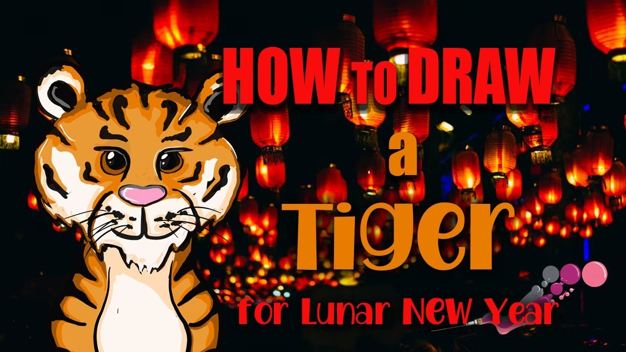 How to Draw a Tiger for Lunar New Year