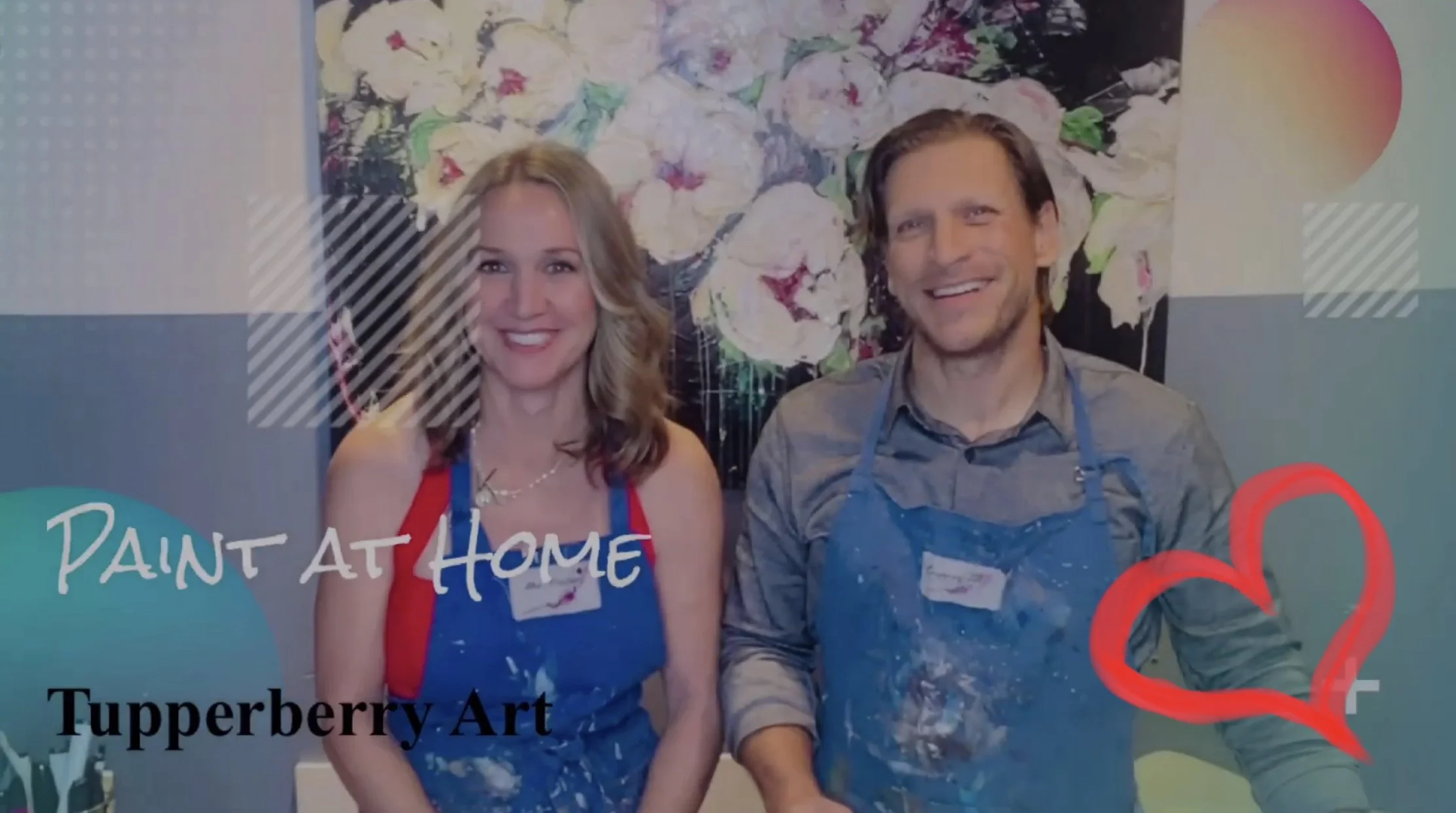 A Valentine's at Home Paint Party
