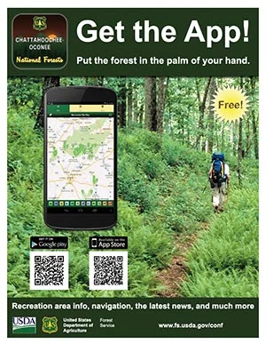 USFS Announces Mobile App for the Chattahoochee-Oconee National Forests