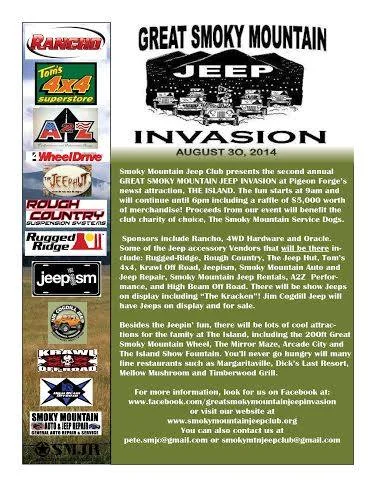 Great Smoky Mounatin Jeep Invasion - Smoky Mountain Jeep Club
