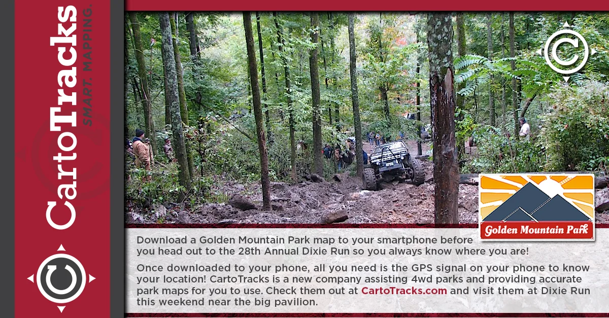 Before you head out to Dixie Run 28, download a new park map for your smart phone