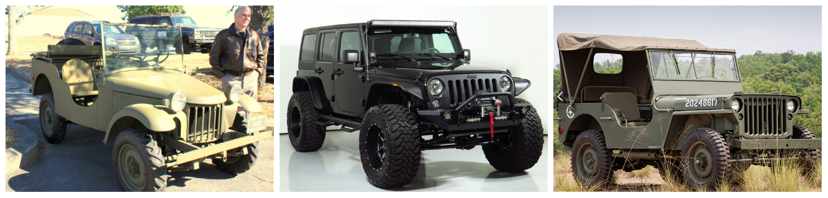All 3 of these Jeeps will be randomly given away as perks for our top donors. 