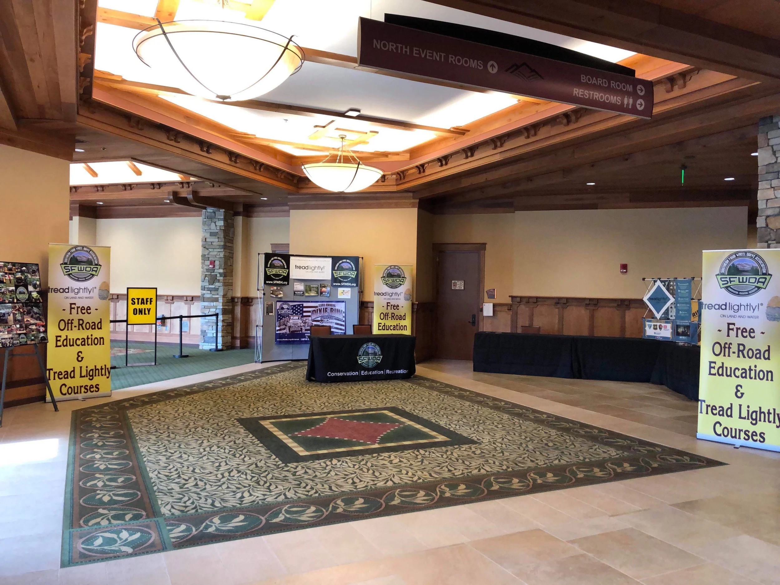 We are right off the main entrance lobby, stop by and say Hi!