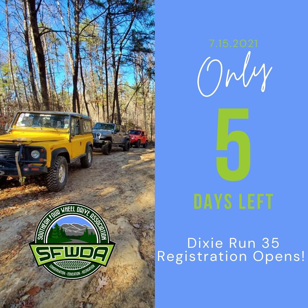 The countdown is on until Dixie Run registration opens! Set your alarms for next Thursday, July 15th &amp; be one of the first 100 to register to get the challenge coin ⏰