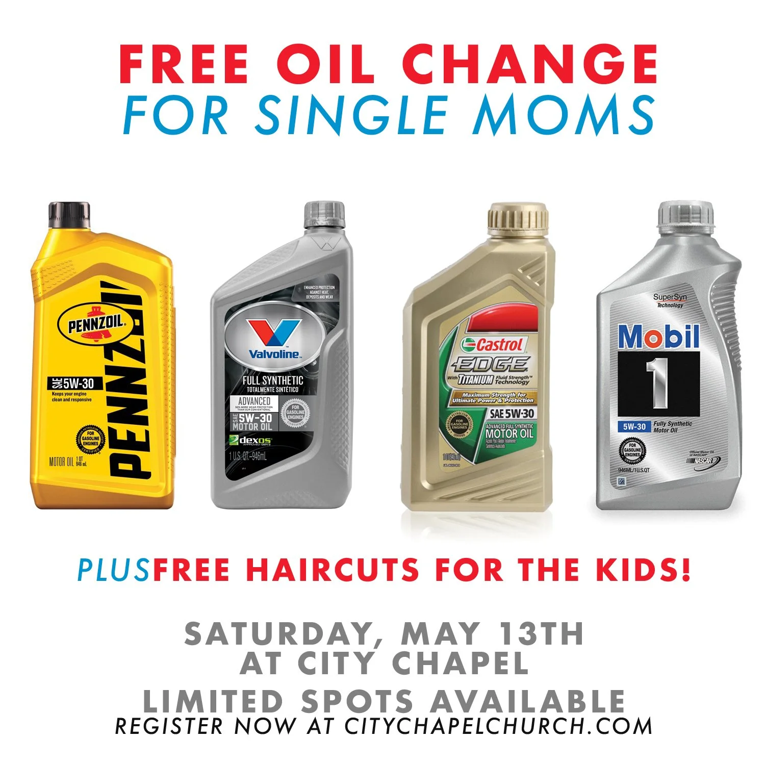 Free Oil Change — City Chapel Church in Austin