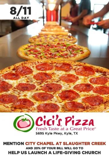 Cici's Pizza Fundraiser in Kyle, TX