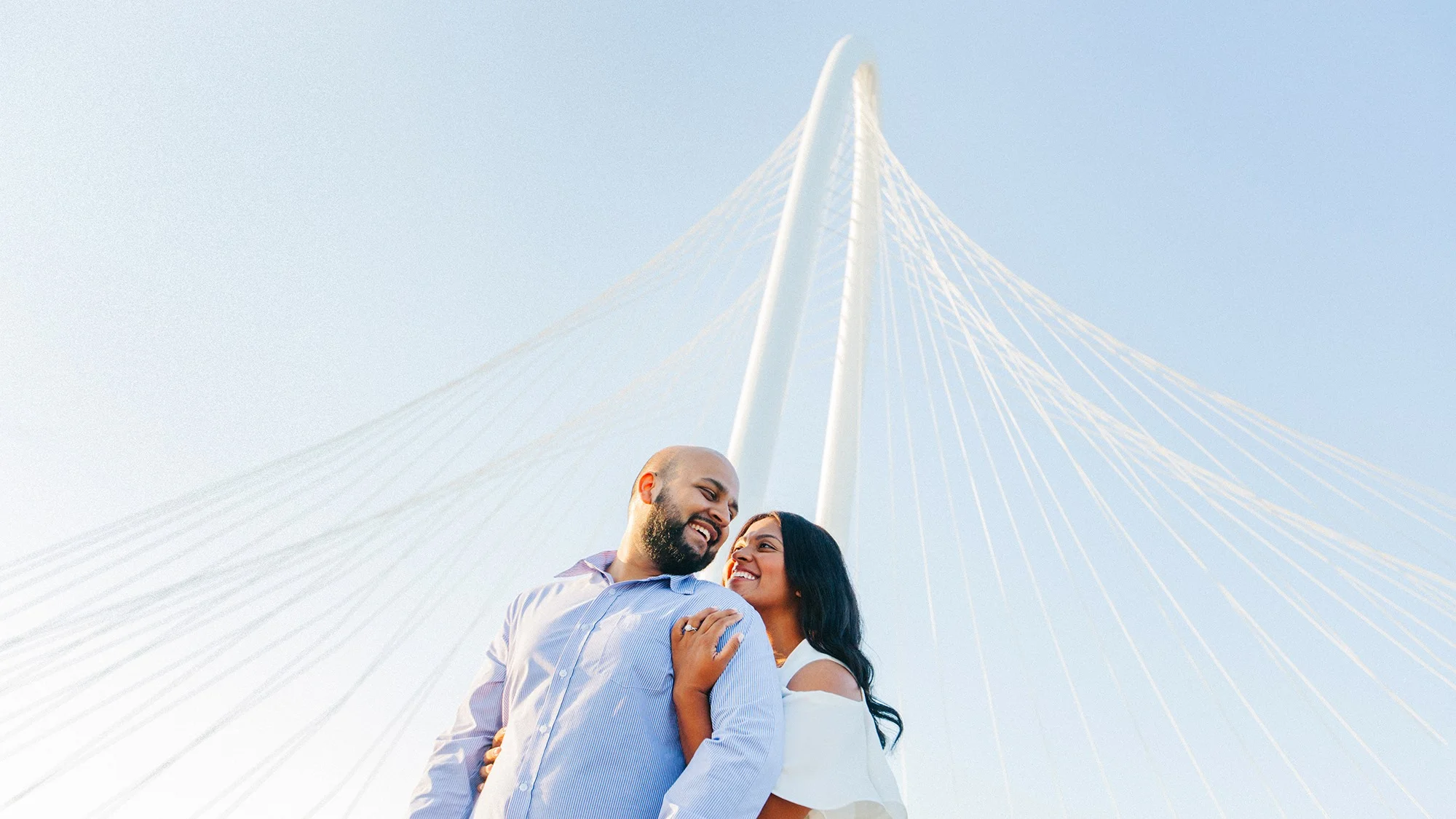 Taken on Continental Avenue Pedestrian Bridge with Margaret Hunt Hill Bridge in the Background.