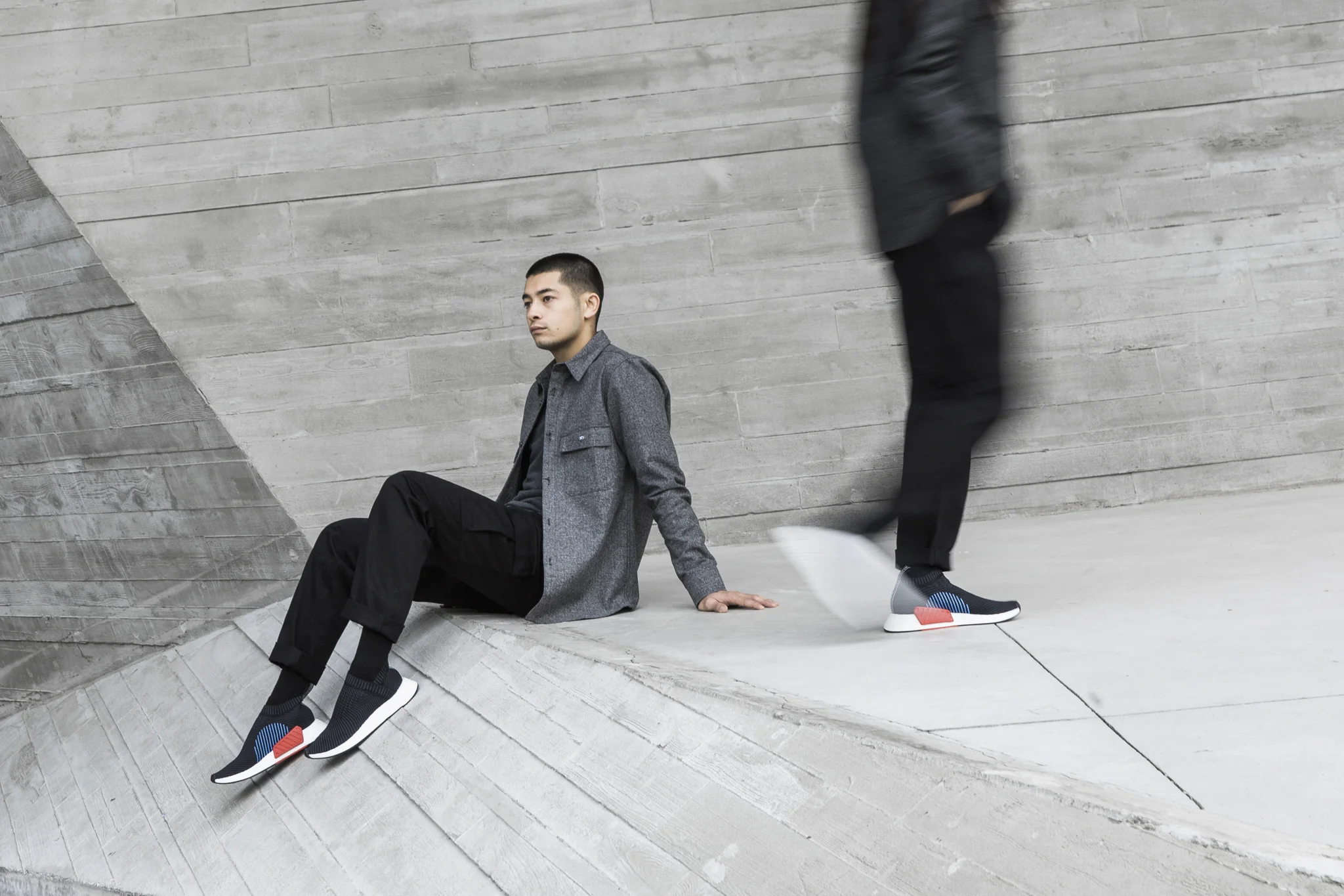 nmd with suit