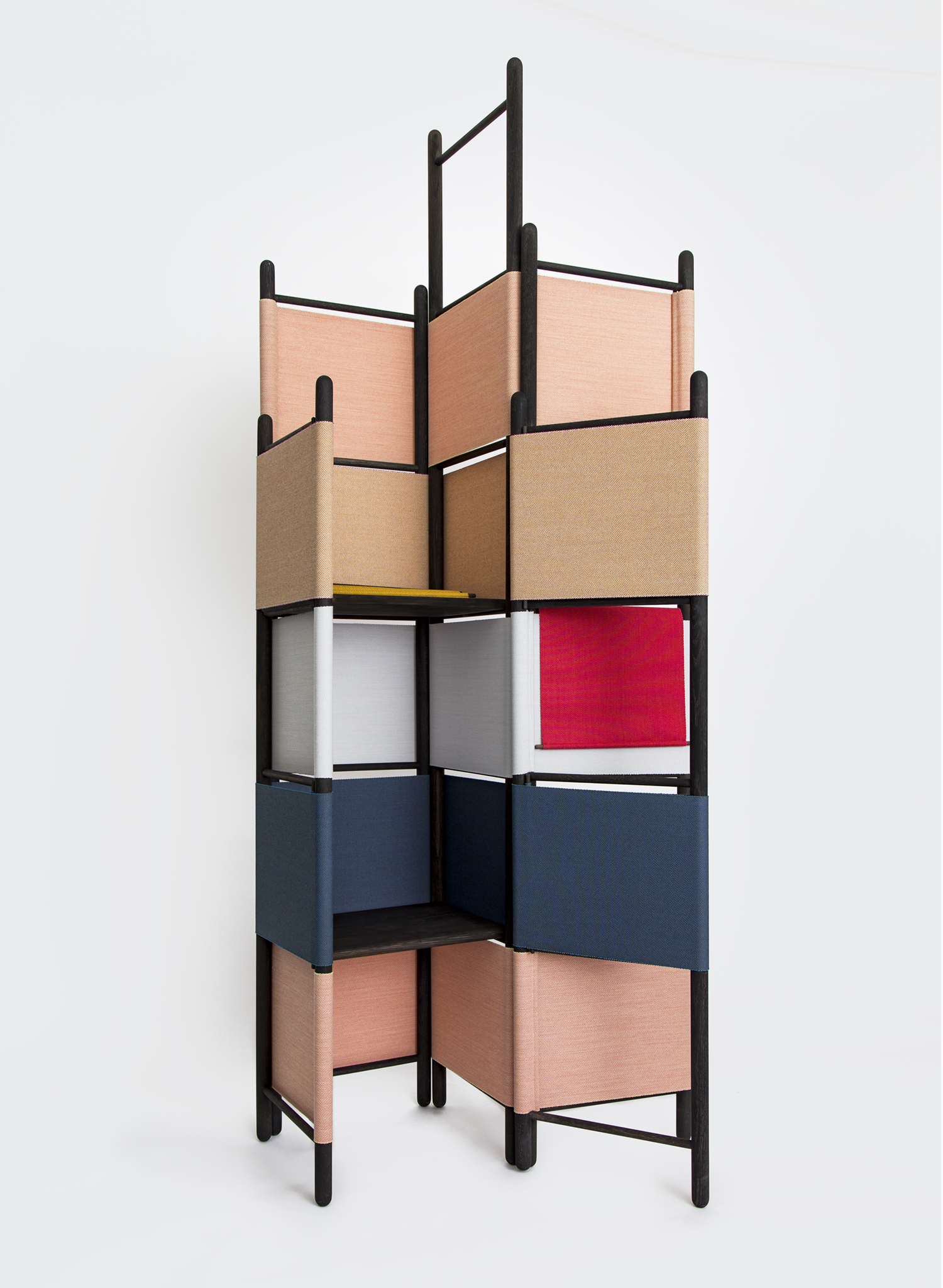 A special 'De Stijl' edition of Loom Bound by Rive Roshan, specially made for the Aram Gallery in Covent Garden, London. An homage to Gerrit Rietveld and Theo van Doesburg.