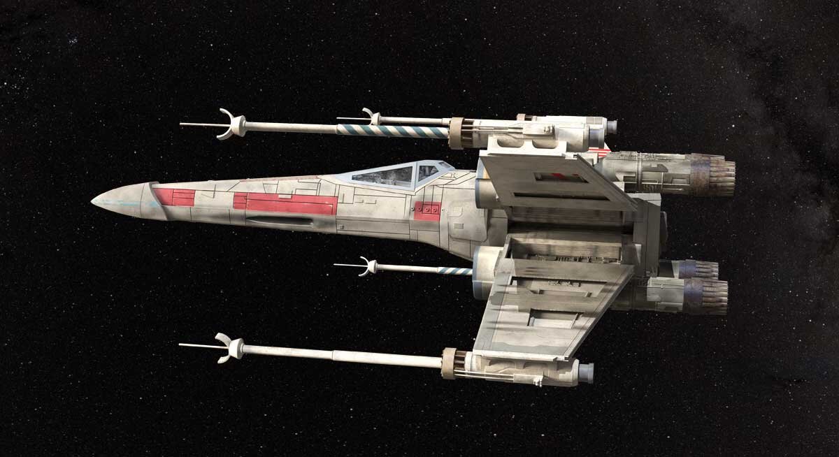 X-Wing fighter created for DeAgostini