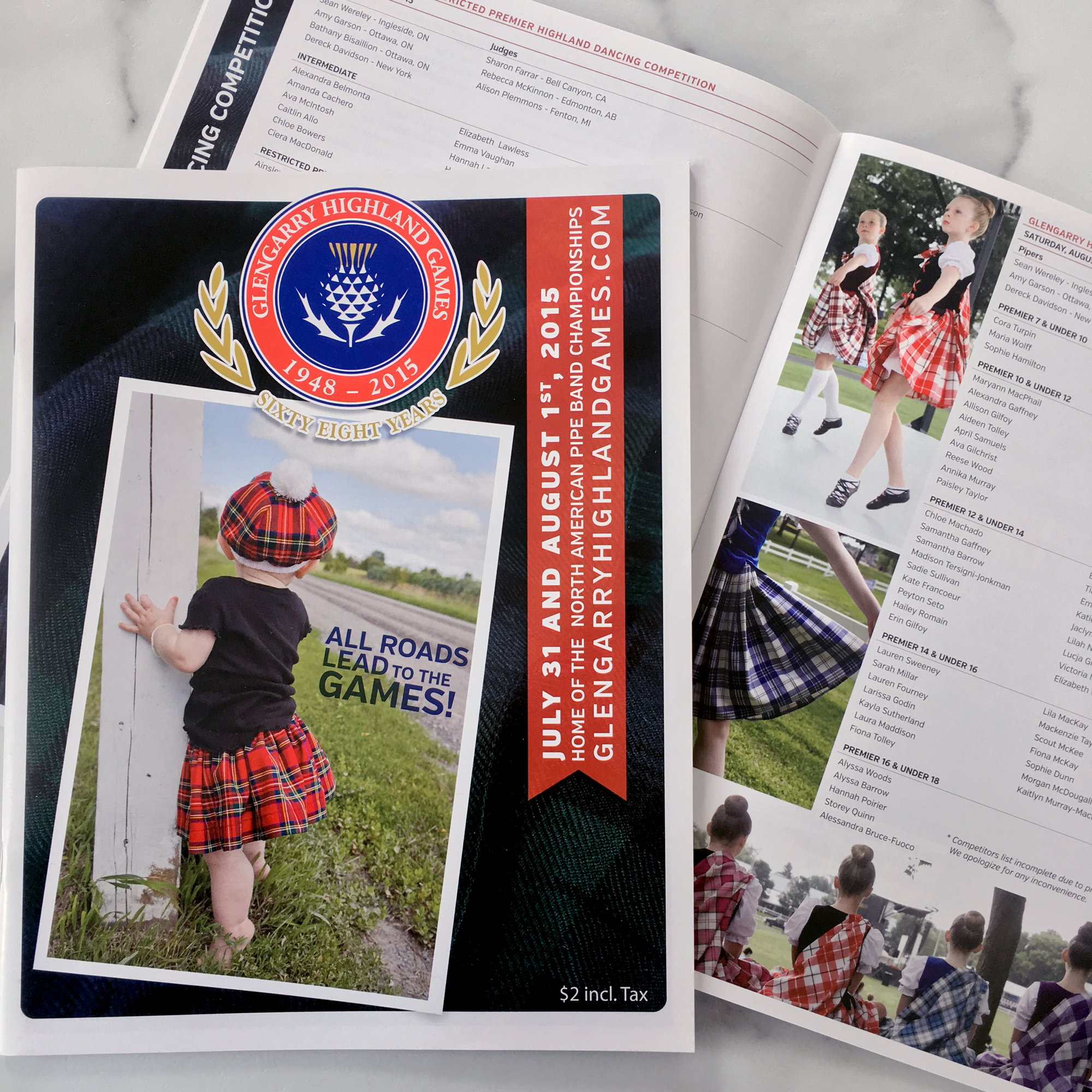 Full program (102 pages) / Glengarry Highland Games