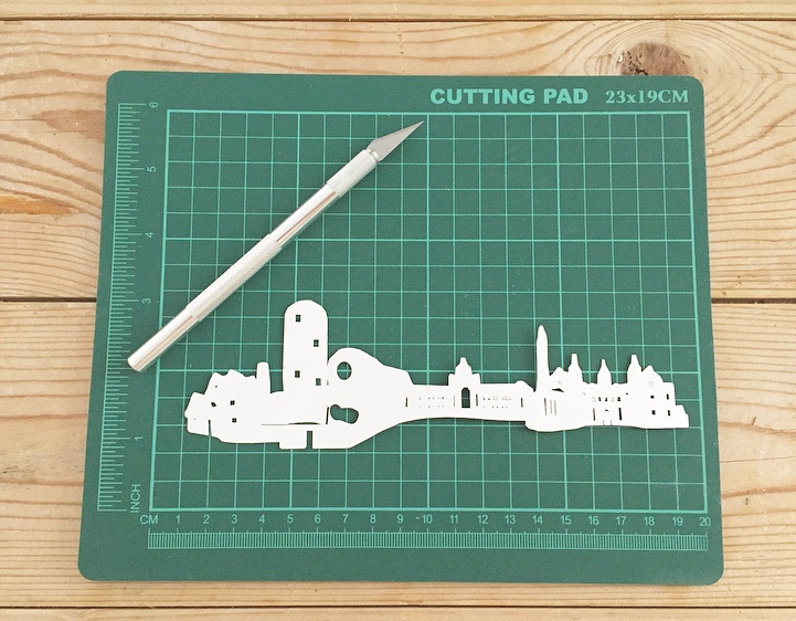 Paper Cutting Beginners Board, Knife and Paper Cut Templates — The Crafts  Collective