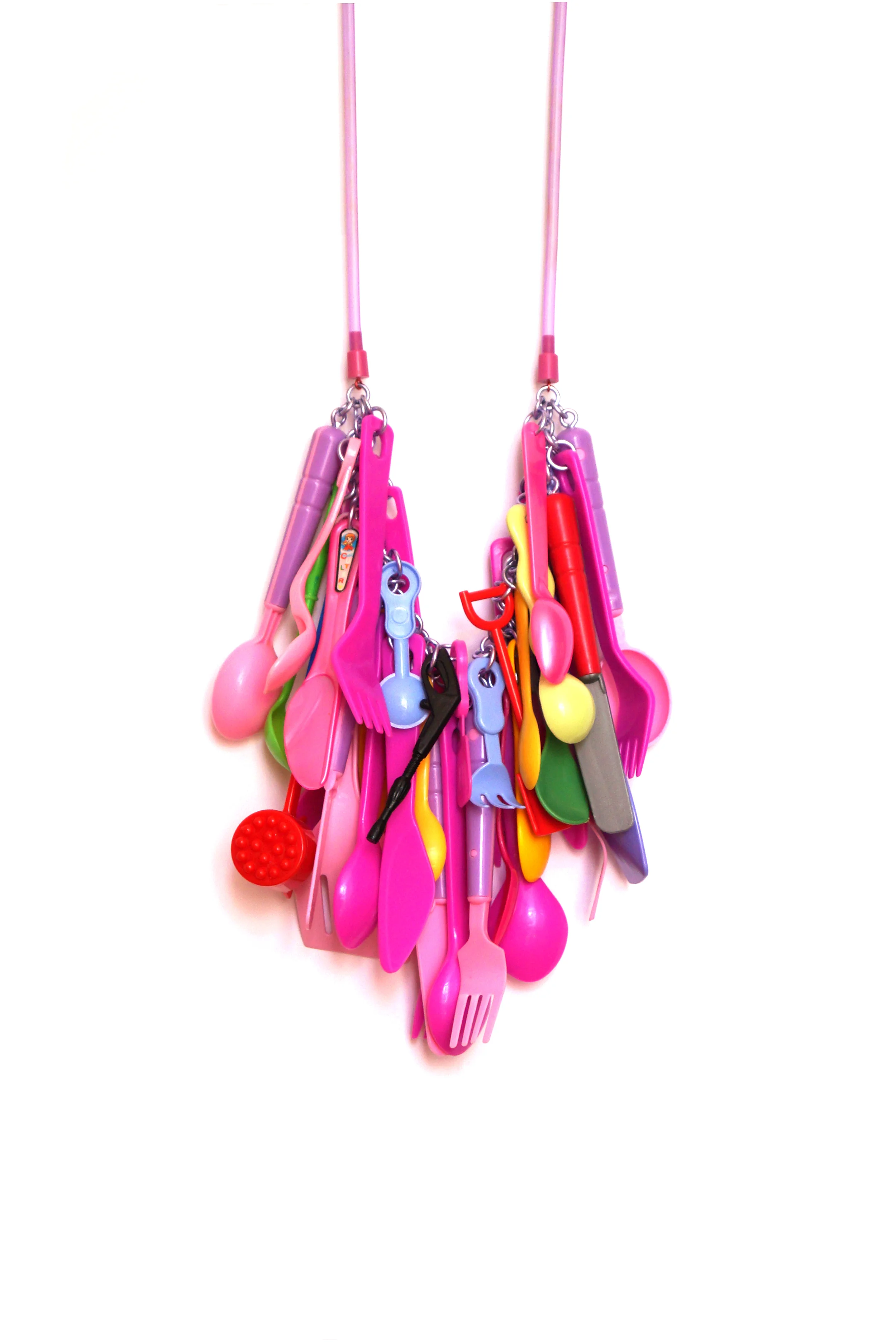 kitchen-wear , necklace, plastic, aluminium, 2013