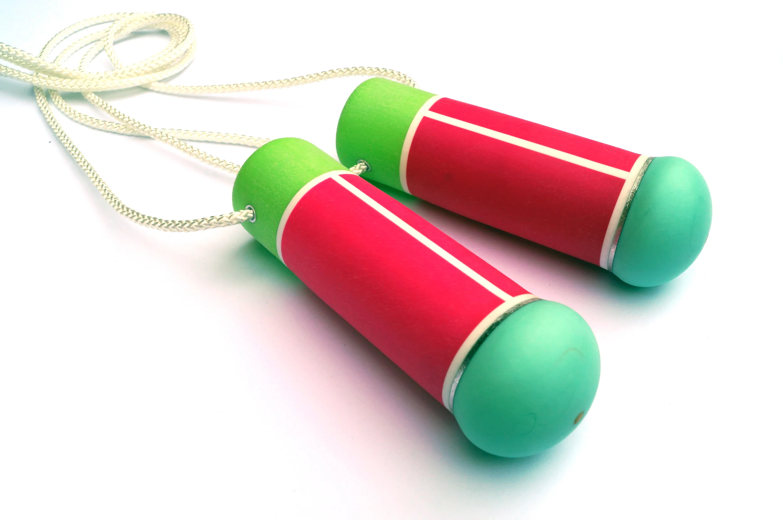 necklaces, plastic/aluminium/textile/wood, 570x45x45 mm, 2015