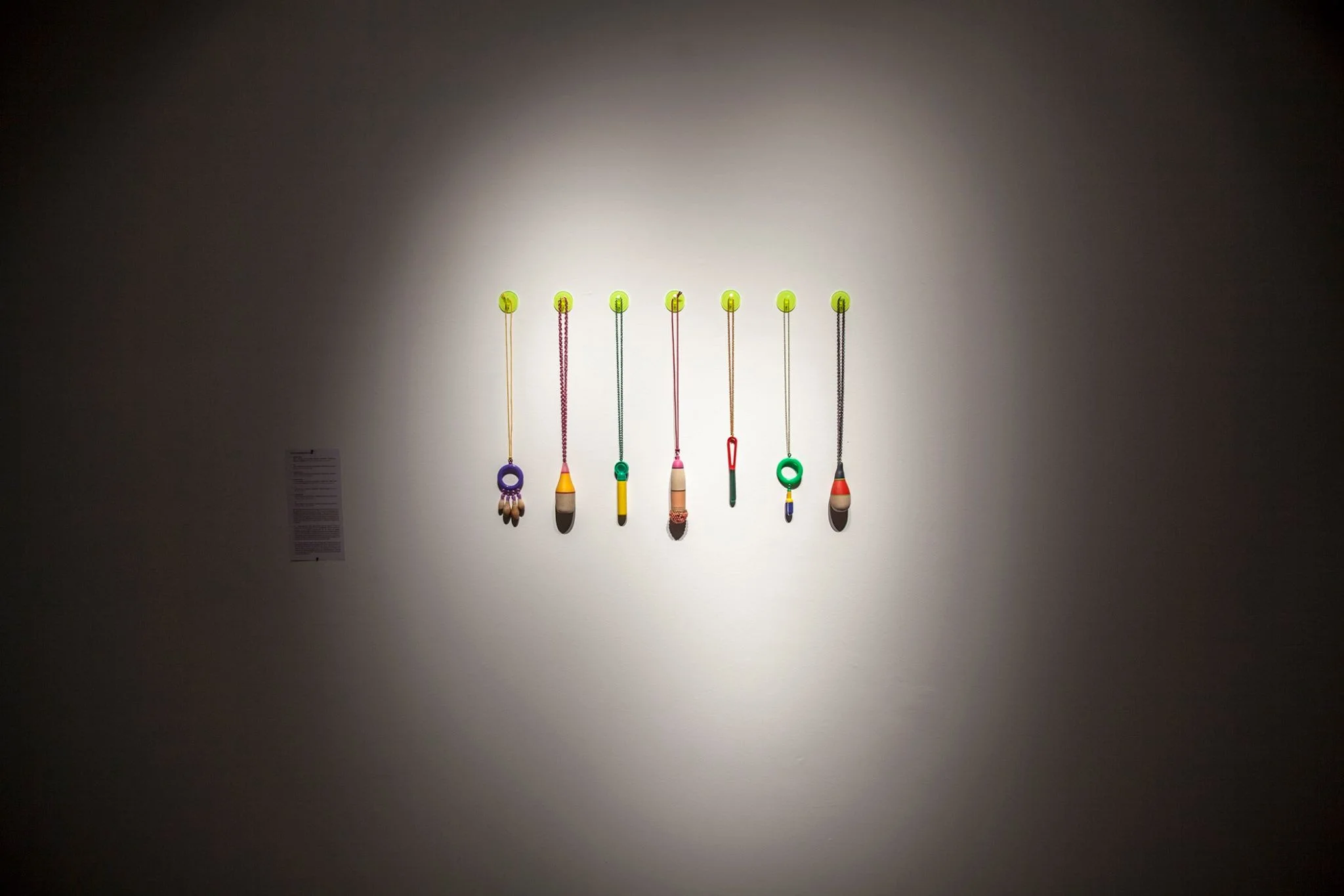 Synthetic Fruits on display in Mons.