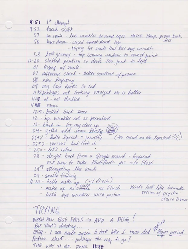 Notes produced - real time.